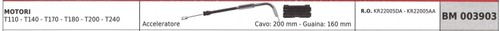 Cavo acceleratore mitsubishi - acceleratore,