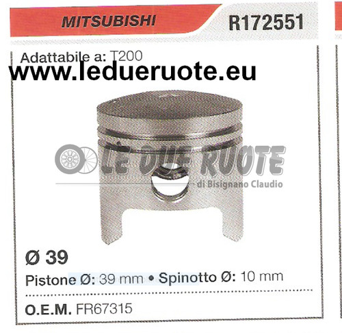 Fr67315 pistone completo - fr67315,
