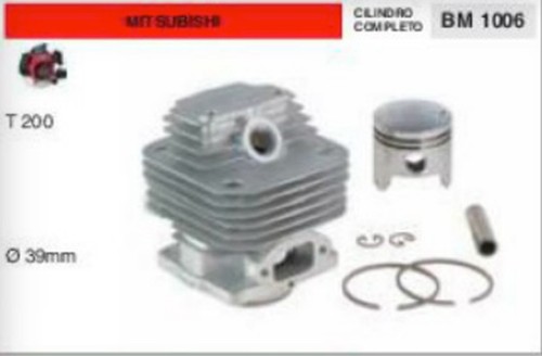 Cilindro pistone completo - cilindro, e