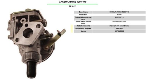 Fr67386 carburatore - fr67386,